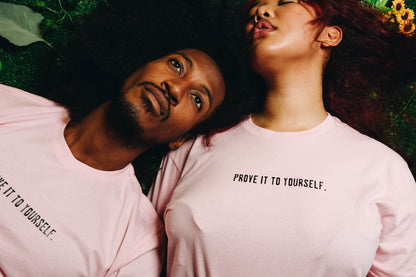 PROVE IT TO YOURSELF T-SHIRT (PINK/BLACK)